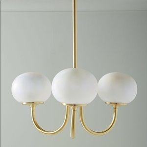 Anthropologie Pearl LED Chandelier